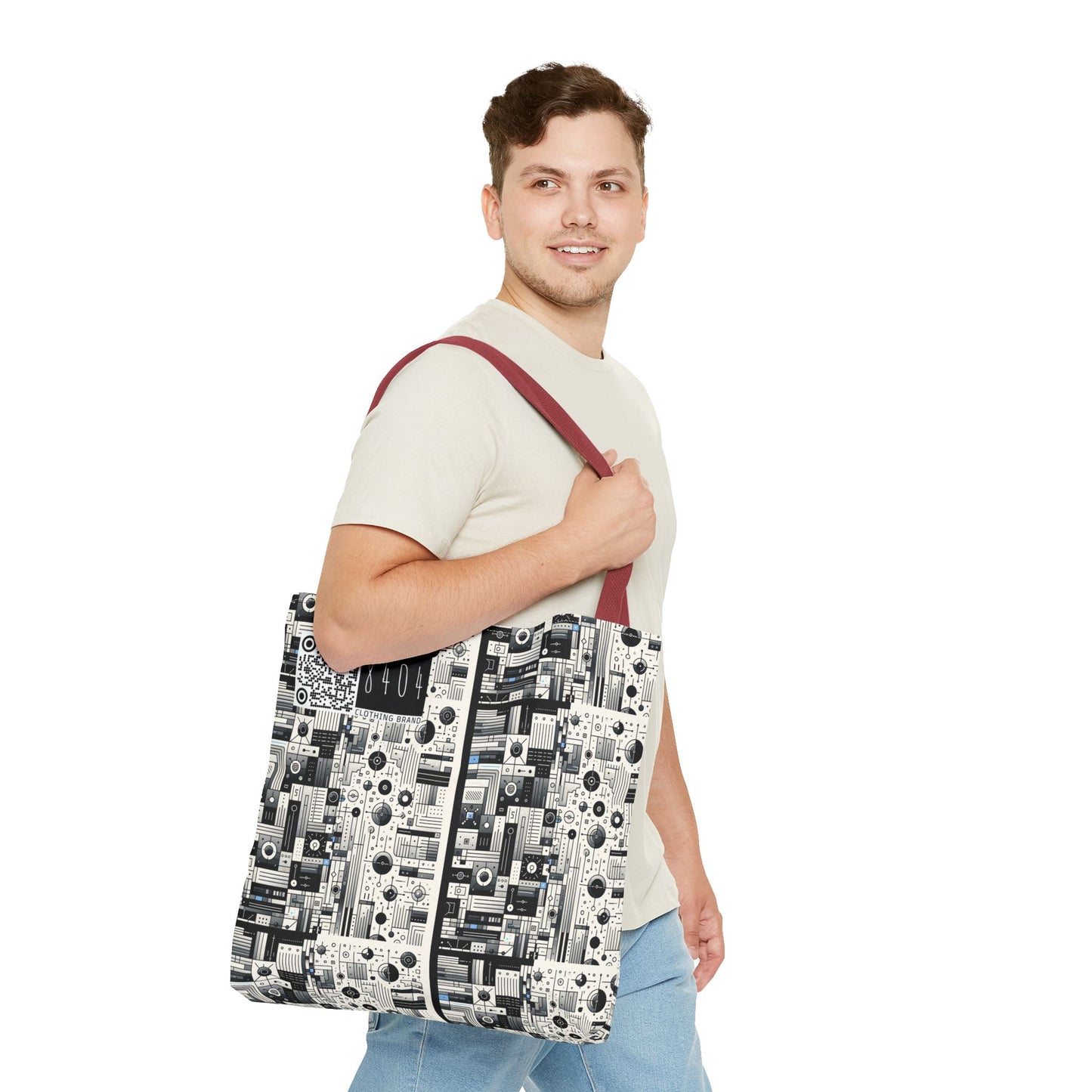 Digital Minimalism Minimalist Tech Tote Bag - 8404 Design-66