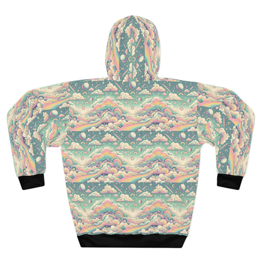 Digital Dreamland Whimsical and Nostalgic Streetwear With a Digital Twist Pullover Hoodie - 8404 Design-65