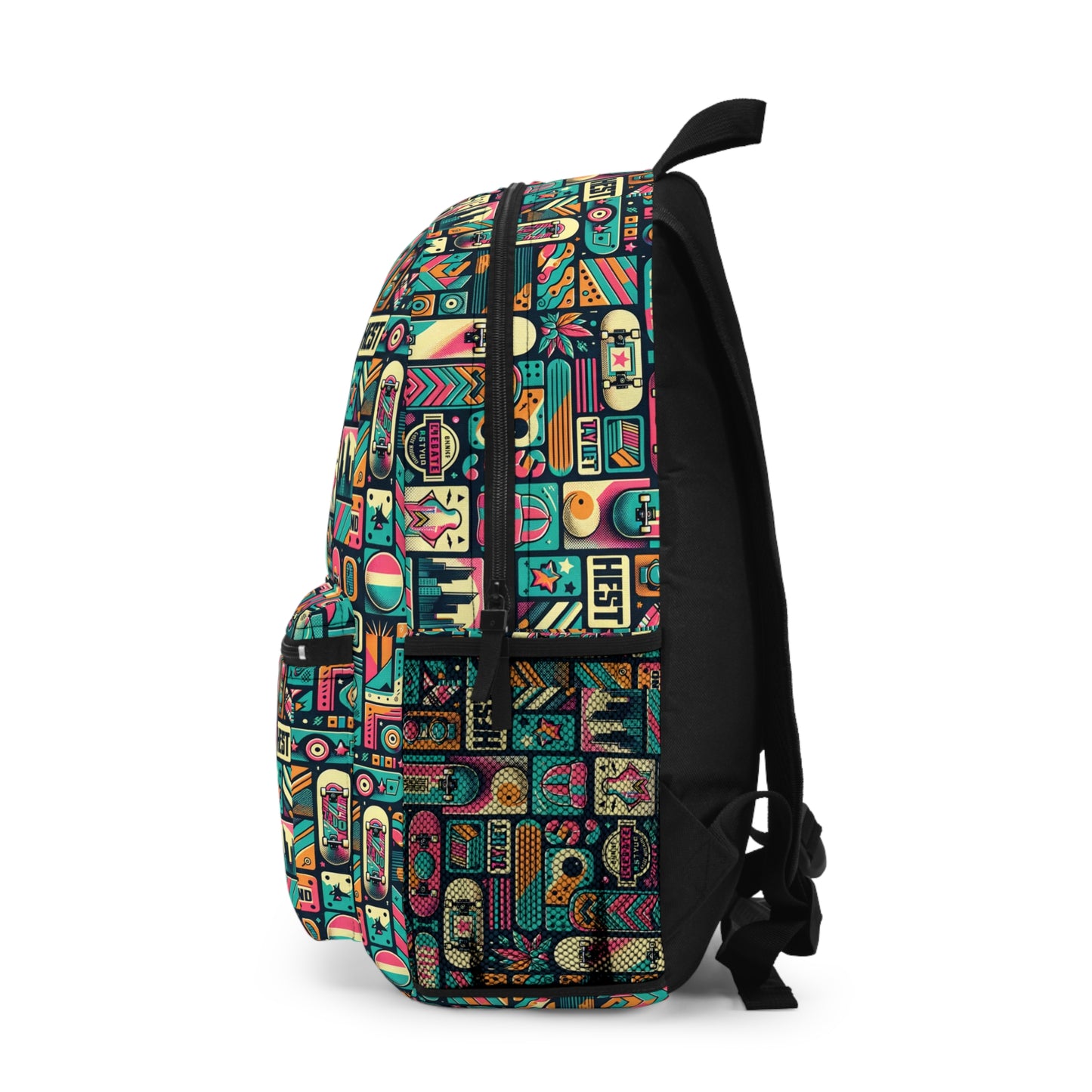 Skate Culture Revival Urban Retro Cool Backpack - 8404 Design-61