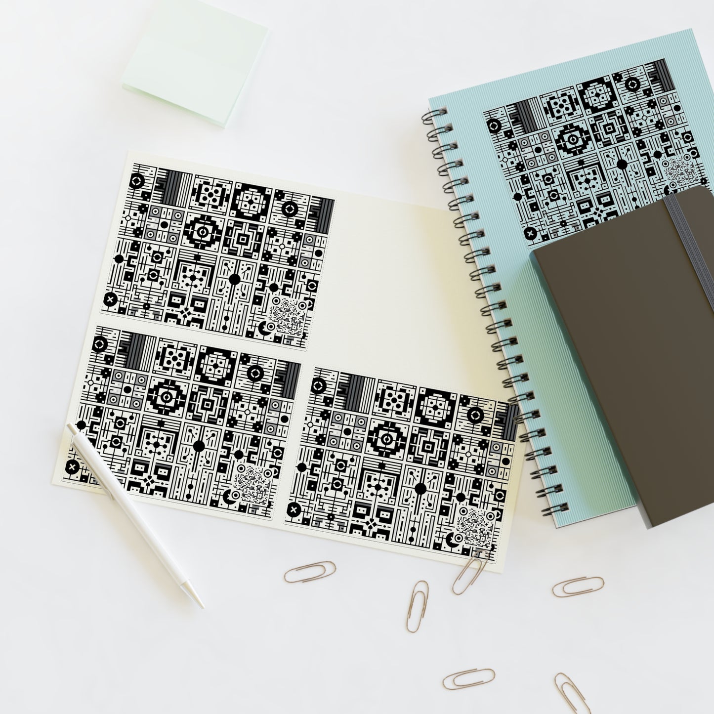 Digital Minimalism Minimalist Tech Sticker Sheets - 8404 Design-55