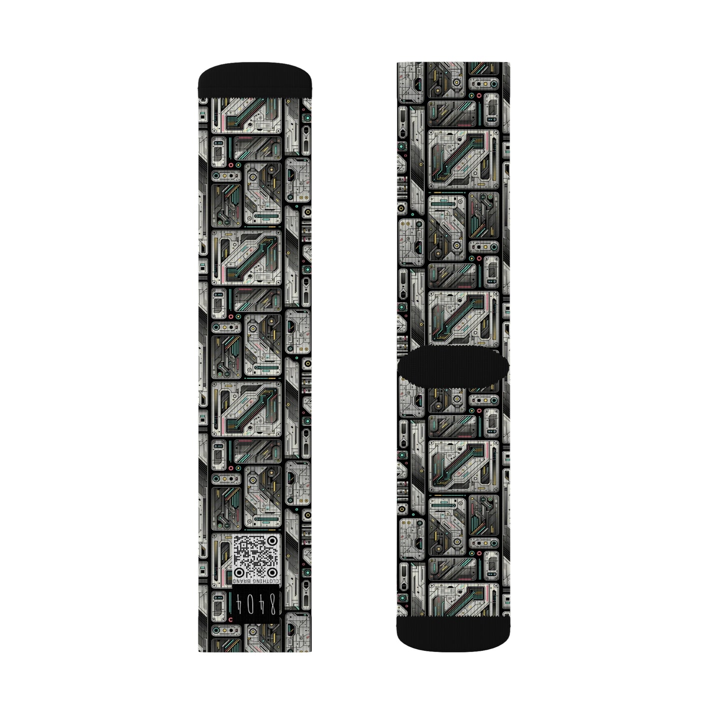 Tech Utility Gear Tech-Forward Minimalism Sublimation Socks - 8404 Design-45