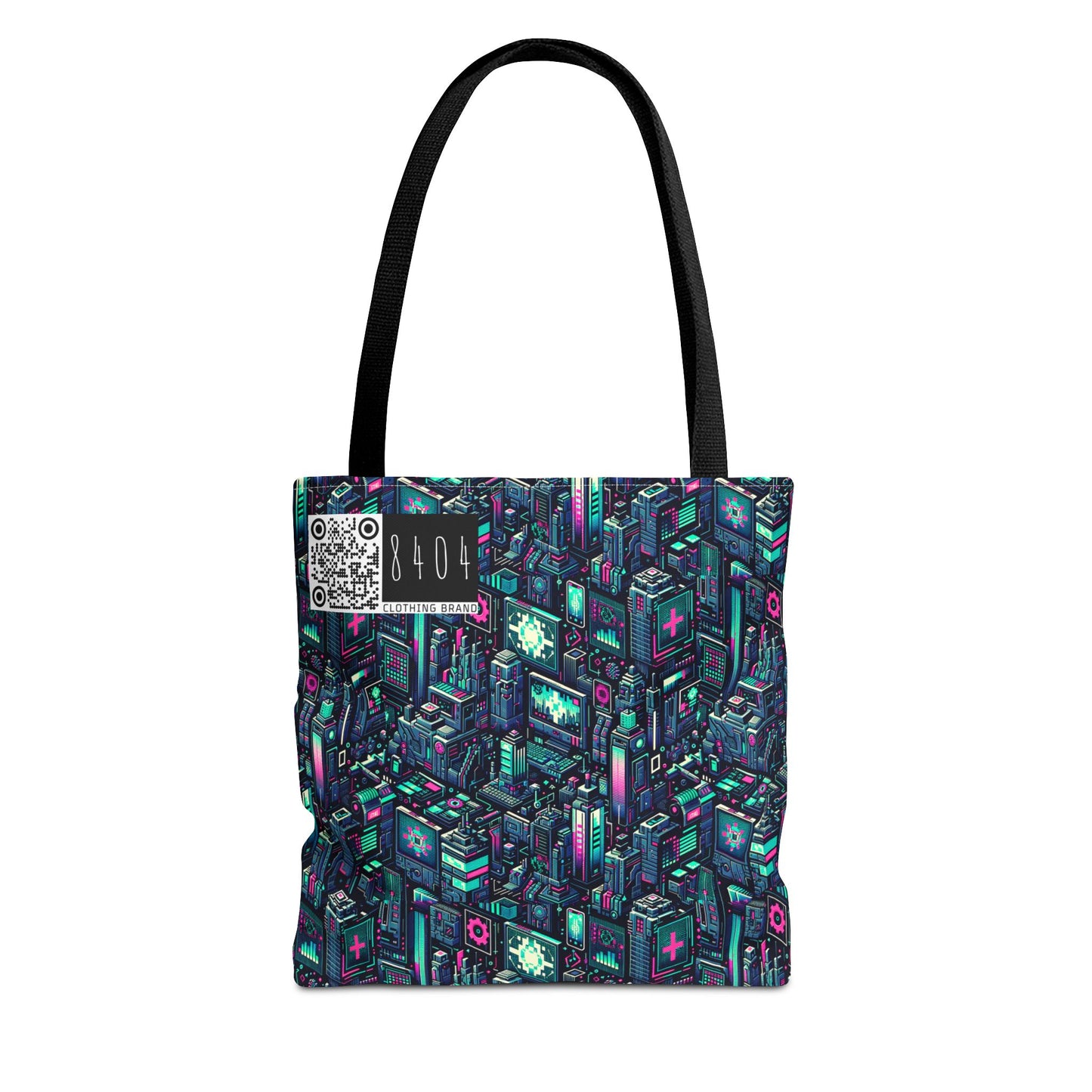 Digital Rebellion Tech-Inspired Streetwear Tote Bag - 8404 Design-58