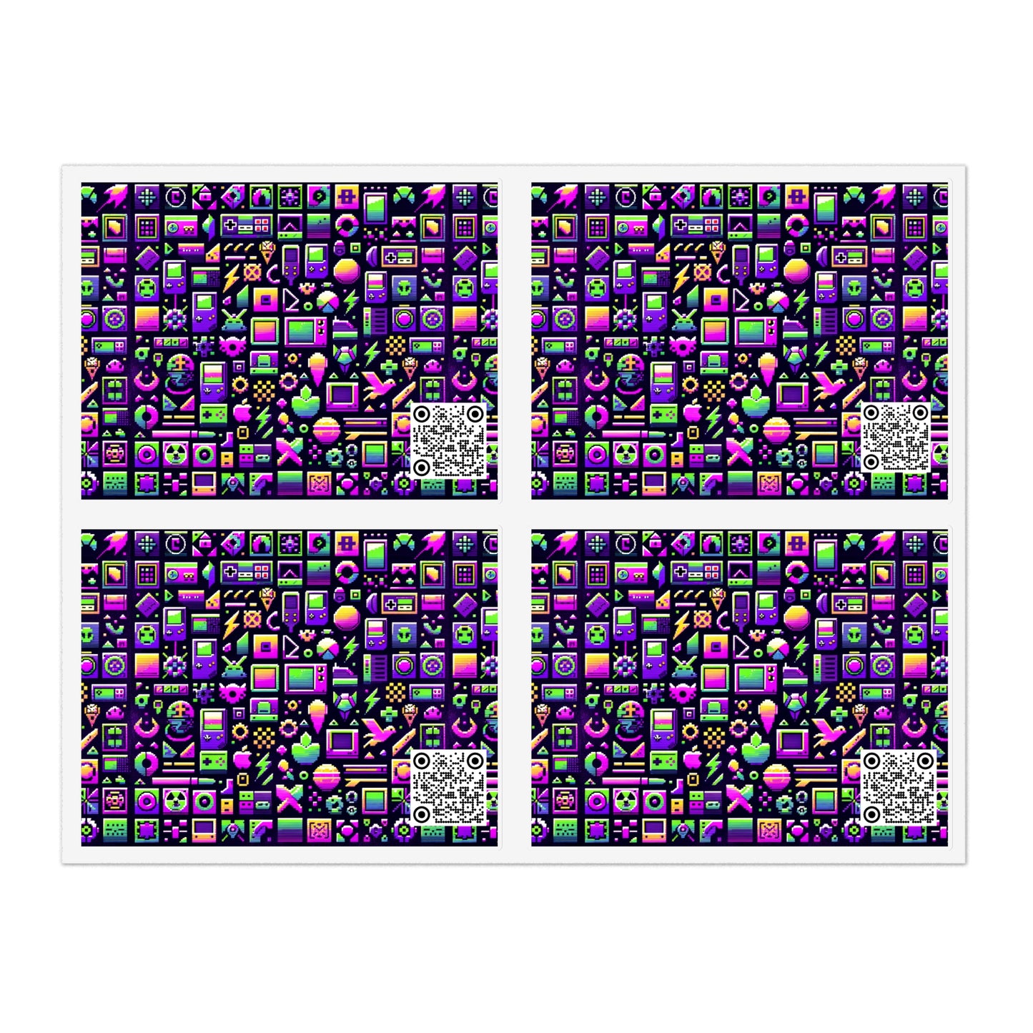 Digital Nostalgia Remix Modern Vintage Fusion Sticker Sheets - 8404 Design-49