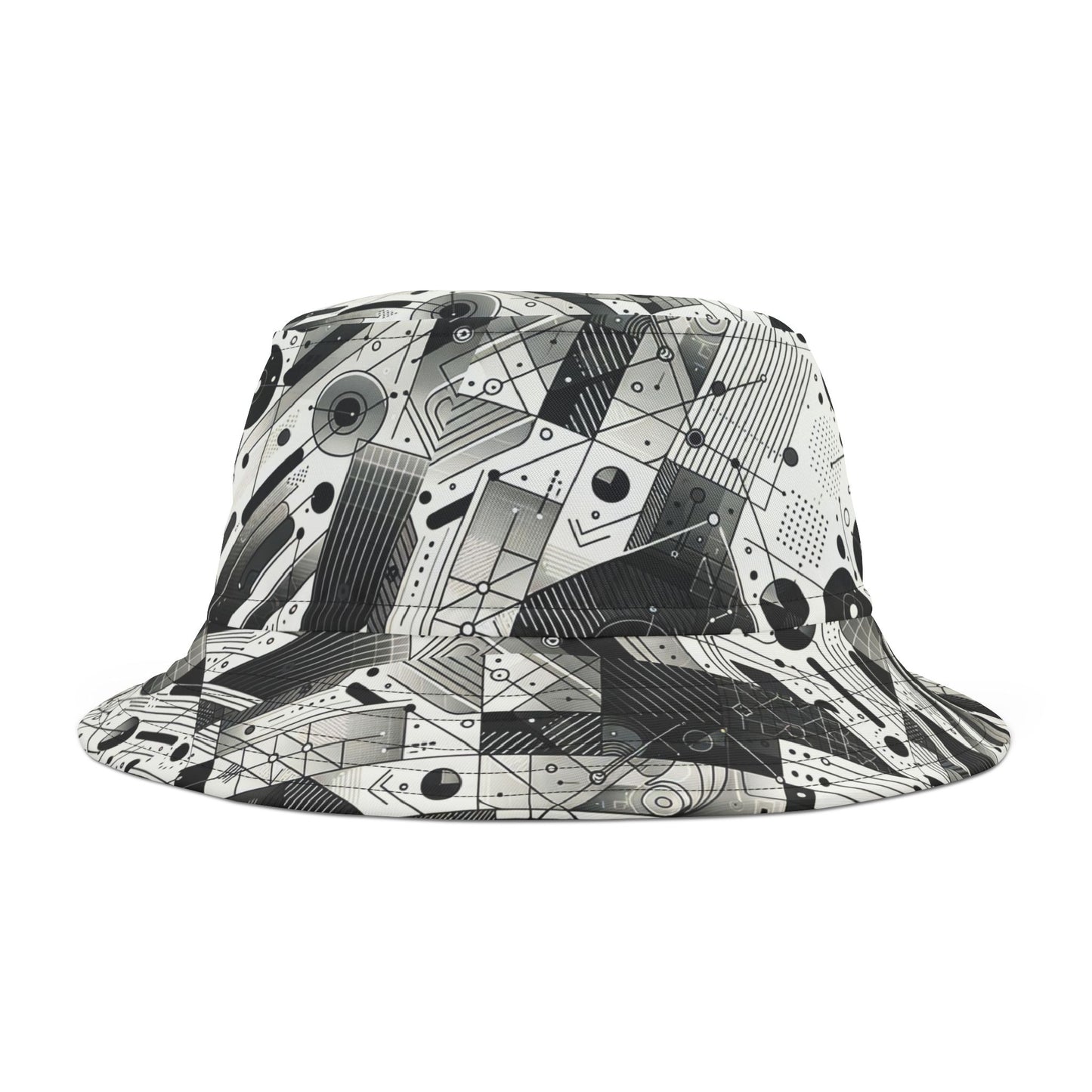 Digital Minimalism Minimalist Tech Bucket Hat - 8404 Design-55
