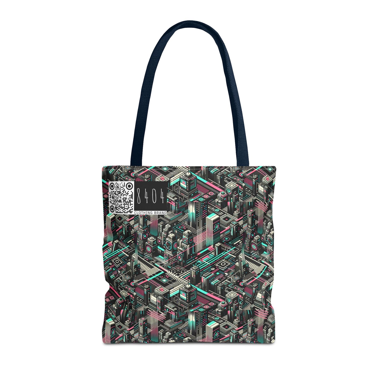 Digital Dreamland Tech-Inspired Streetwear Tote Bag - 8404 Design-51