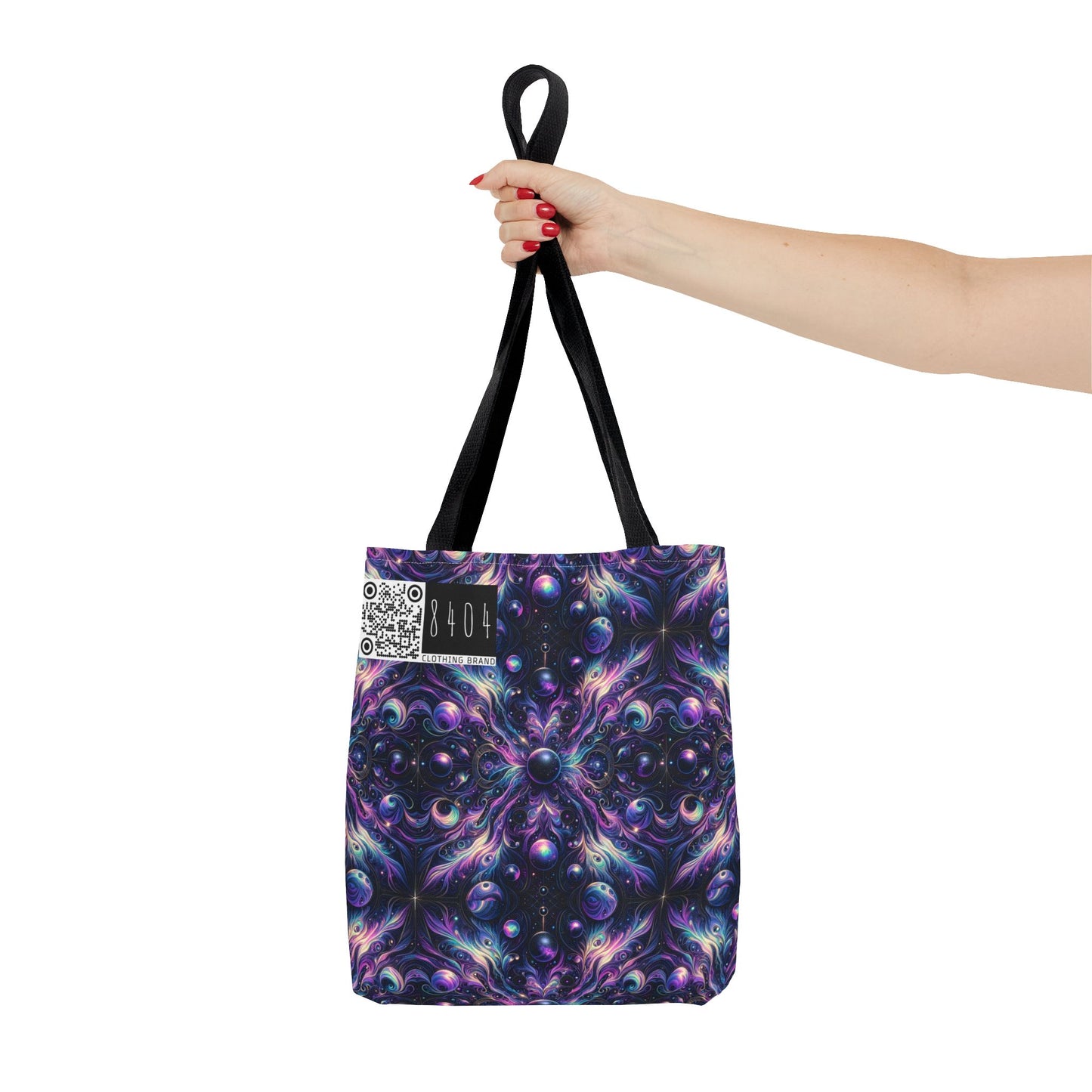 Galactic Hues Tech-Forward Cosmic Fusion Tote Bag - 8404 Design-41