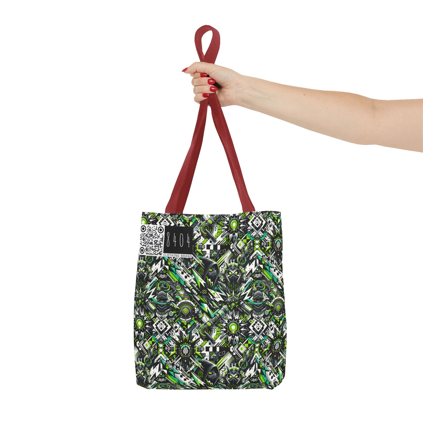 Graffiti Tech Fusion Bold Streetwear Fusion Tote Bag - 8404 Design-50