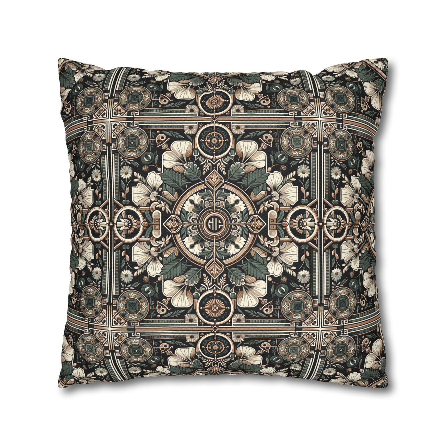 Cyber Garden Party Tech Garden Extravaganza Spun Polyester Square Pillowcase - 8404 Design-66