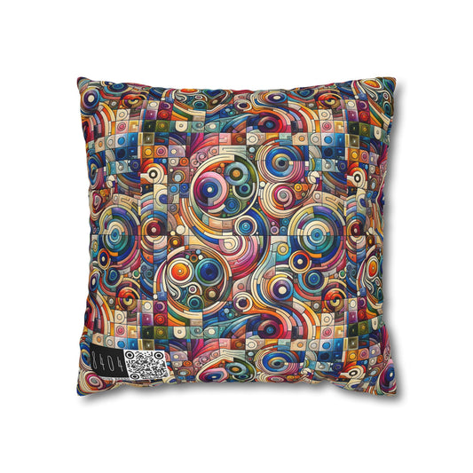 Digital Artistic Expression Artistic Streetwear Spun Polyester Square Pillowcase - 8404 Design-49