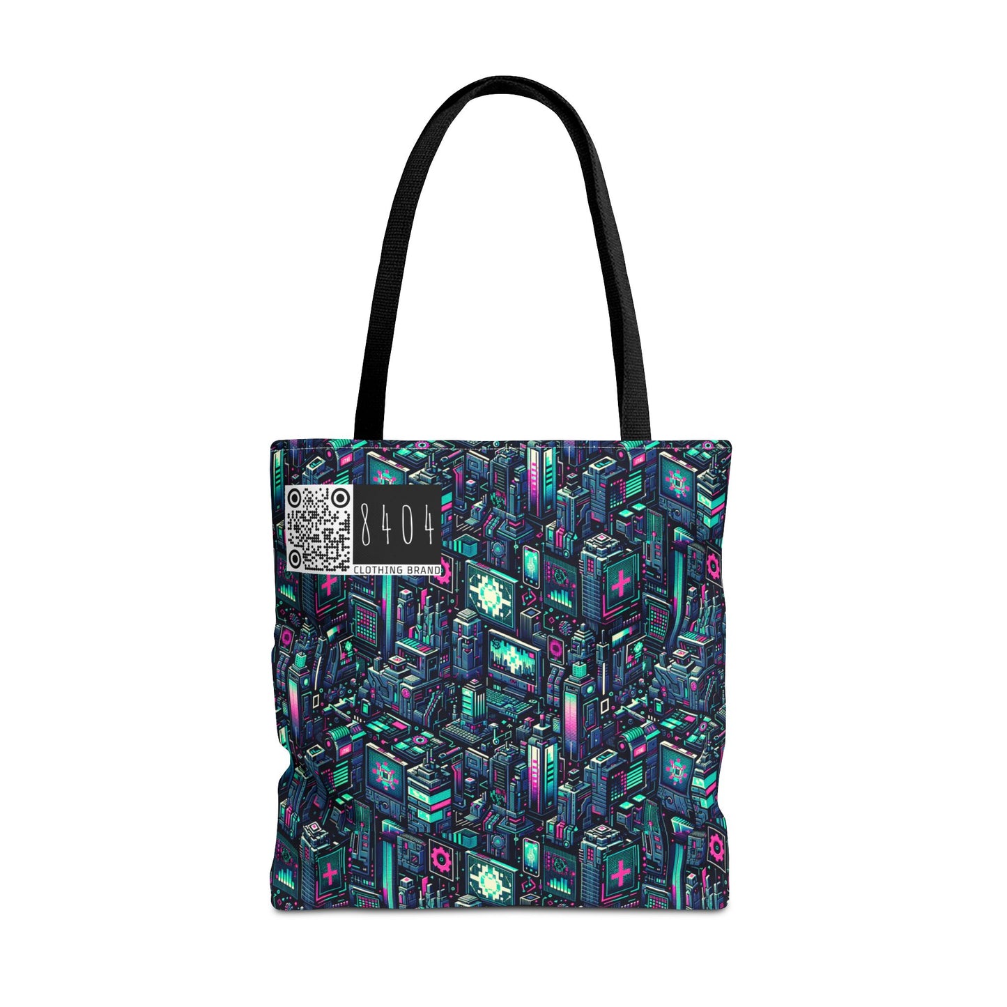 Digital Rebellion Tech-Inspired Streetwear Tote Bag - 8404 Design-58