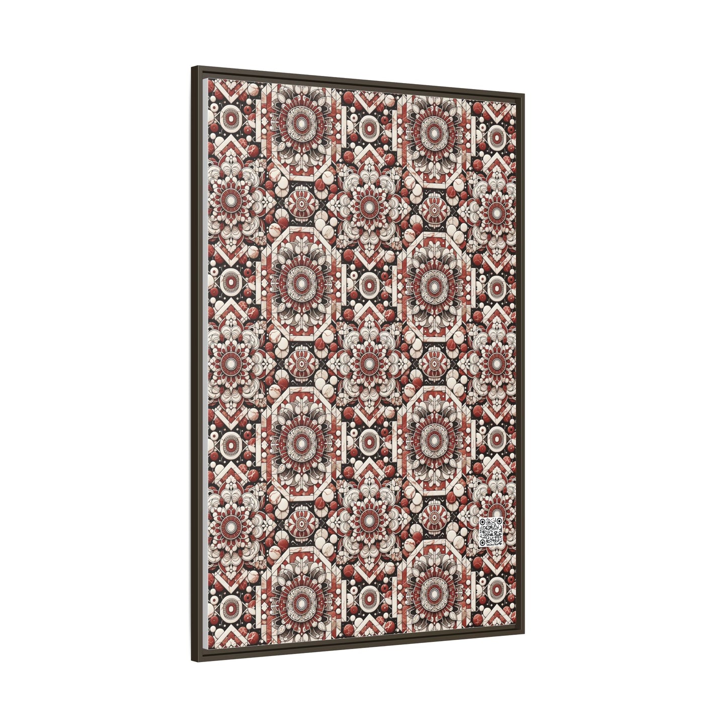 Neo Jomon Sculptural Aesthetics Artisanal Streetwear Matte Canvas, Framed (multi-Color) - 8404 Design-55 A
