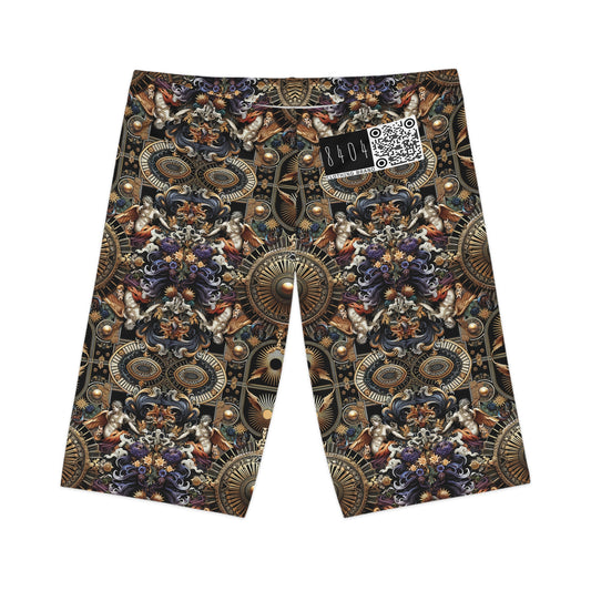 Digital Renaissance Luxurious Streetwear Inspired By Classical Art With a Modern Twist Women's Bike Shorts - 8404 Design-55