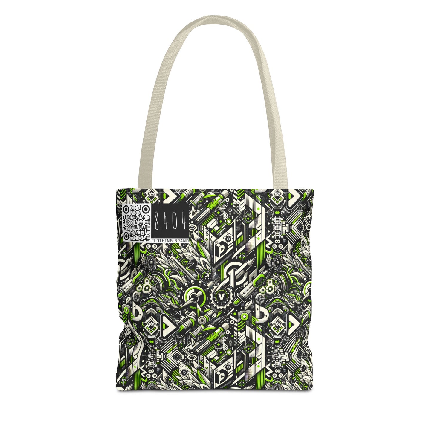 Graffiti Tech Fusion Bold Streetwear Fusion Tote Bag - 8404 Design-59