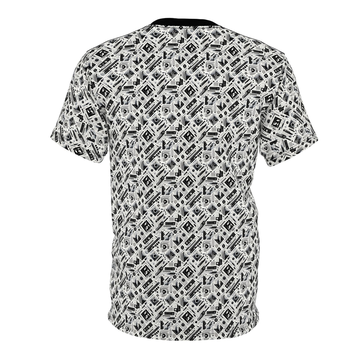 Tech Minimalism Minimalist Tech Unisex Cut & Sew Tee - 8404 Design-72