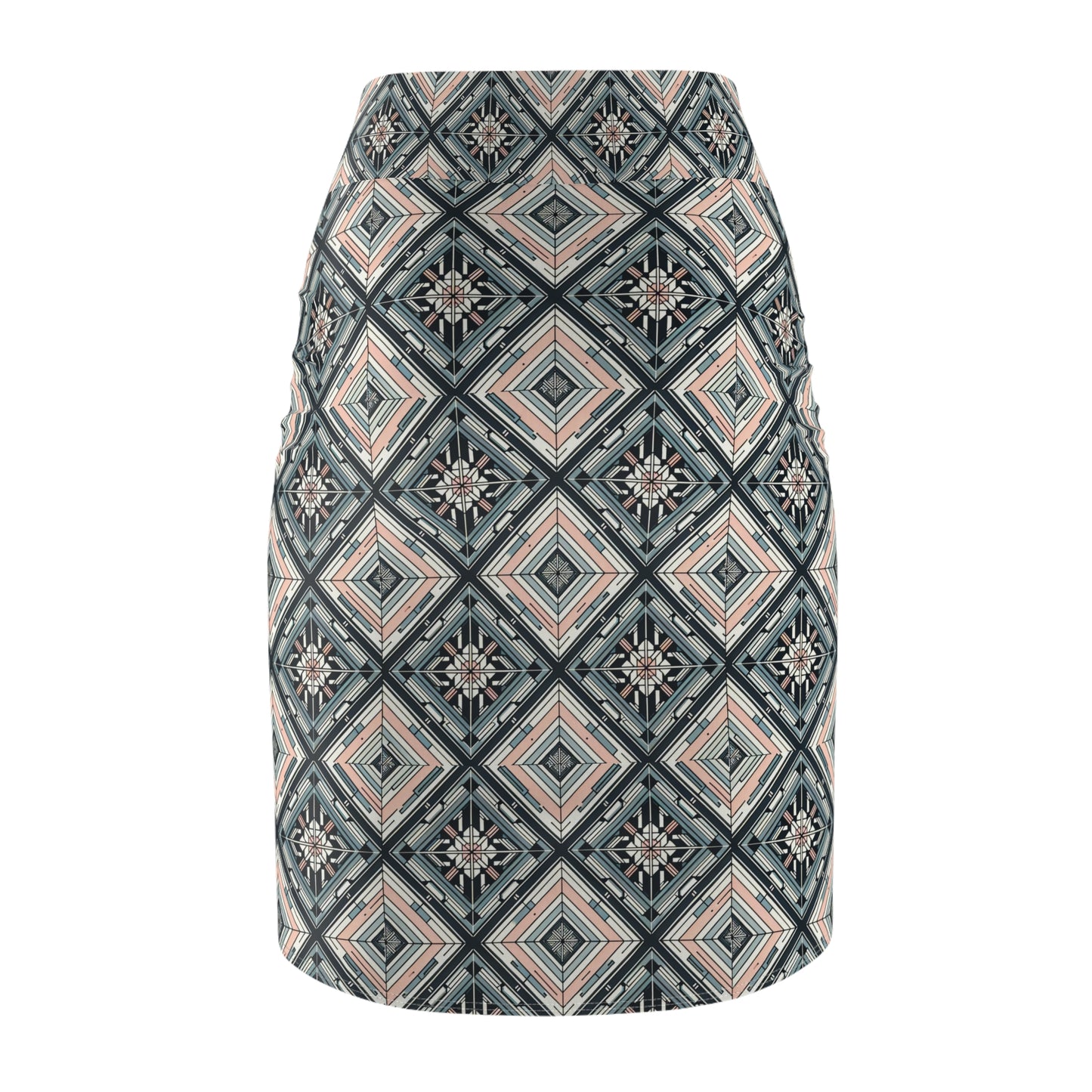 Tech Minimalism Minimalist Tech Women's Pencil Skirt - 8404 Design-60