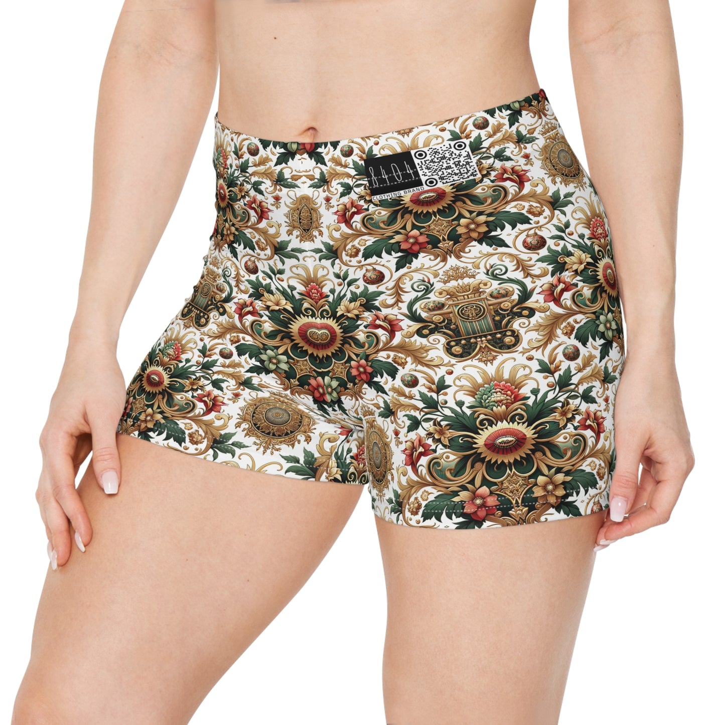 Monogram Madness Luxurious Streetwear Women's Shorts - 8404 Design-68