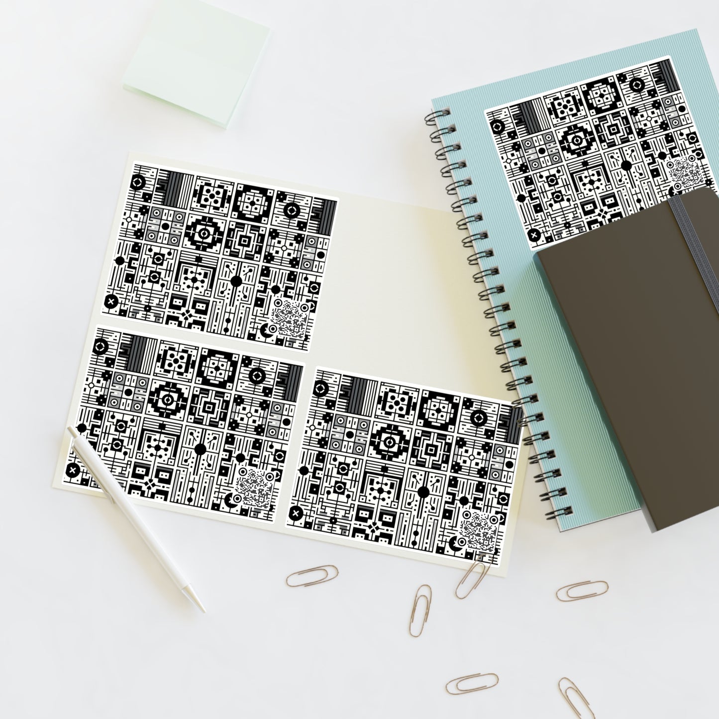 Digital Minimalism Minimalist Tech Sticker Sheets - 8404 Design-55