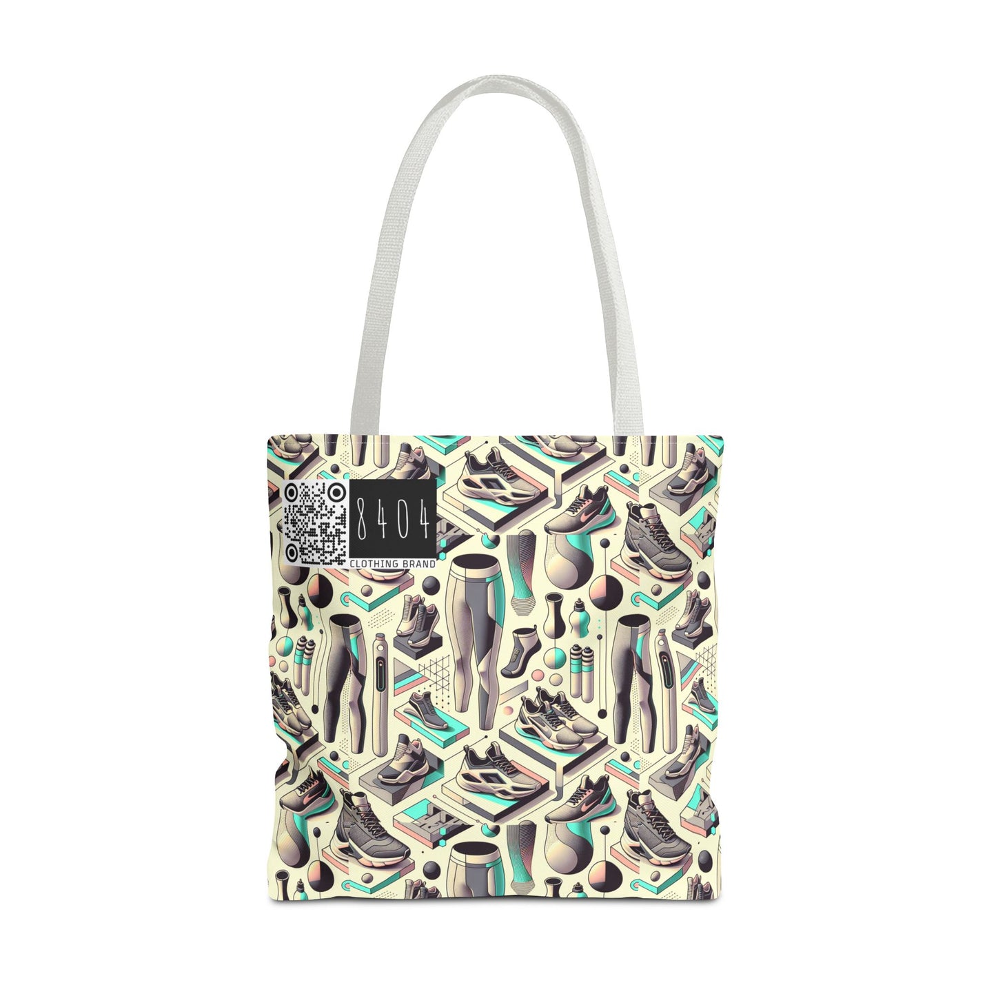 Tech-Infused Athleisure Futuristic Athletic Tech Tote Bag - 8404 Design-44