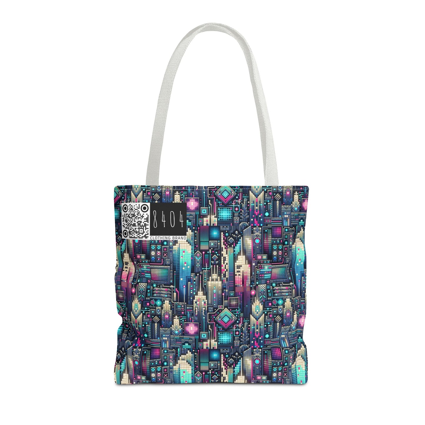 Digital Renaissance Tech-Forward Maximalism Tote Bag - 8404 Design-56