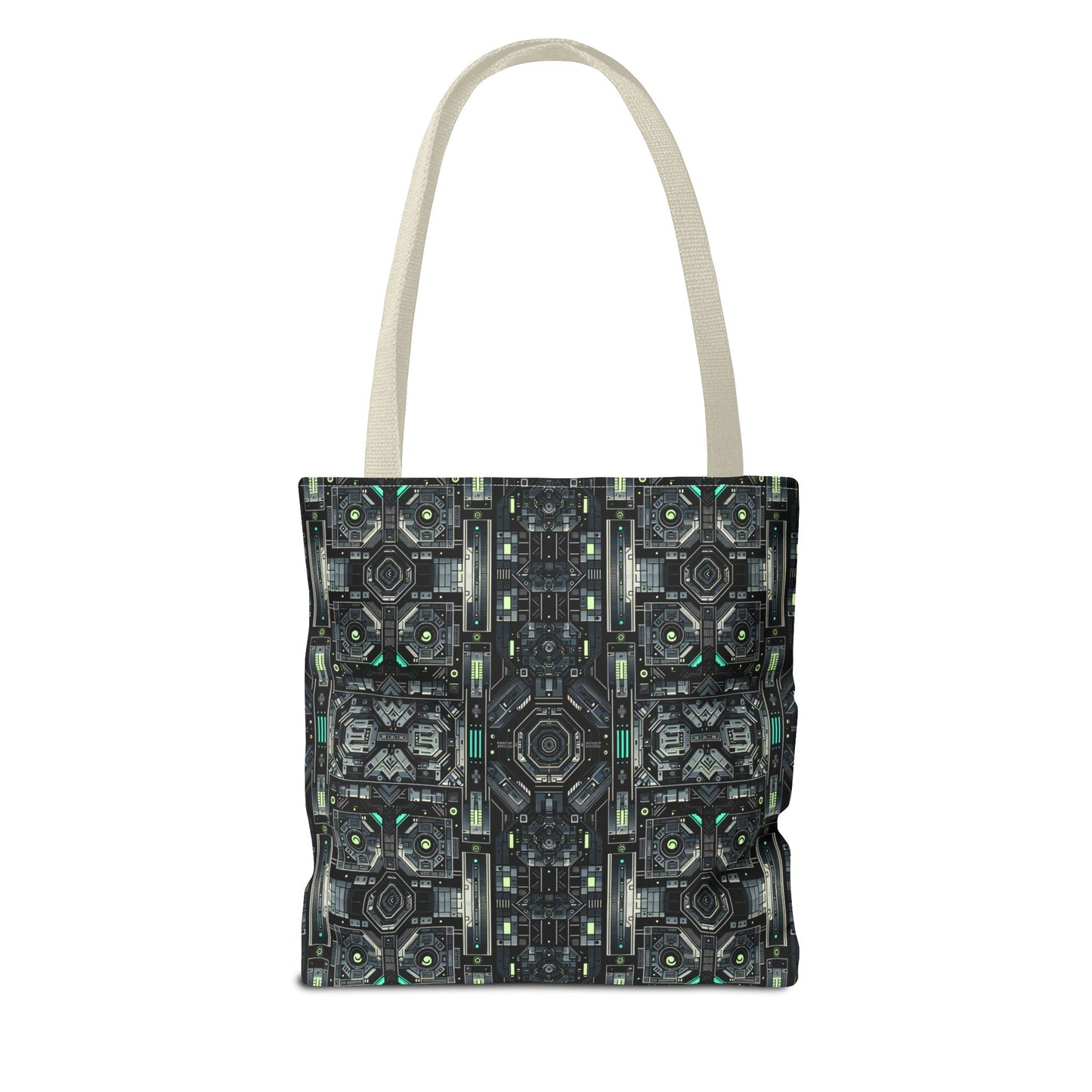 Tech Noir Tech-Forward Minimalism Tote Bag - 8404 Design-52
