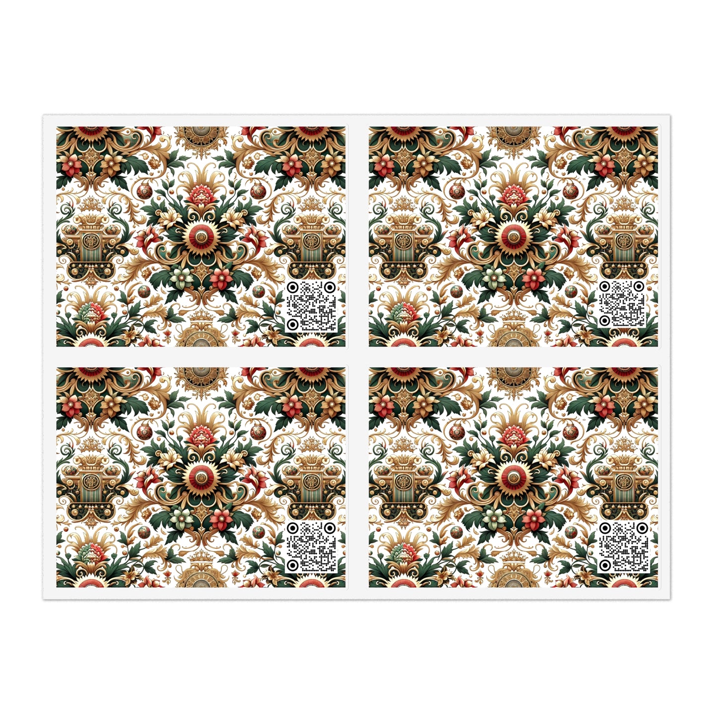 Monogram Madness Luxurious Streetwear Sticker Sheets - 8404 Design-68