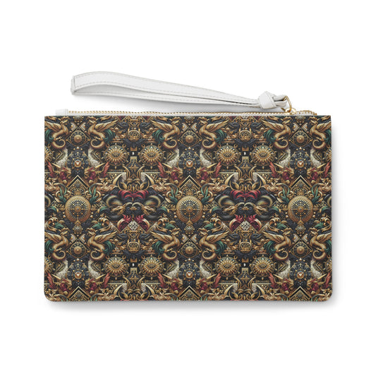 Digital Renaissance Luxurious Streetwear Inspired By Classical Art With a Modern Twist Clutch Bag - 8404 Design-76