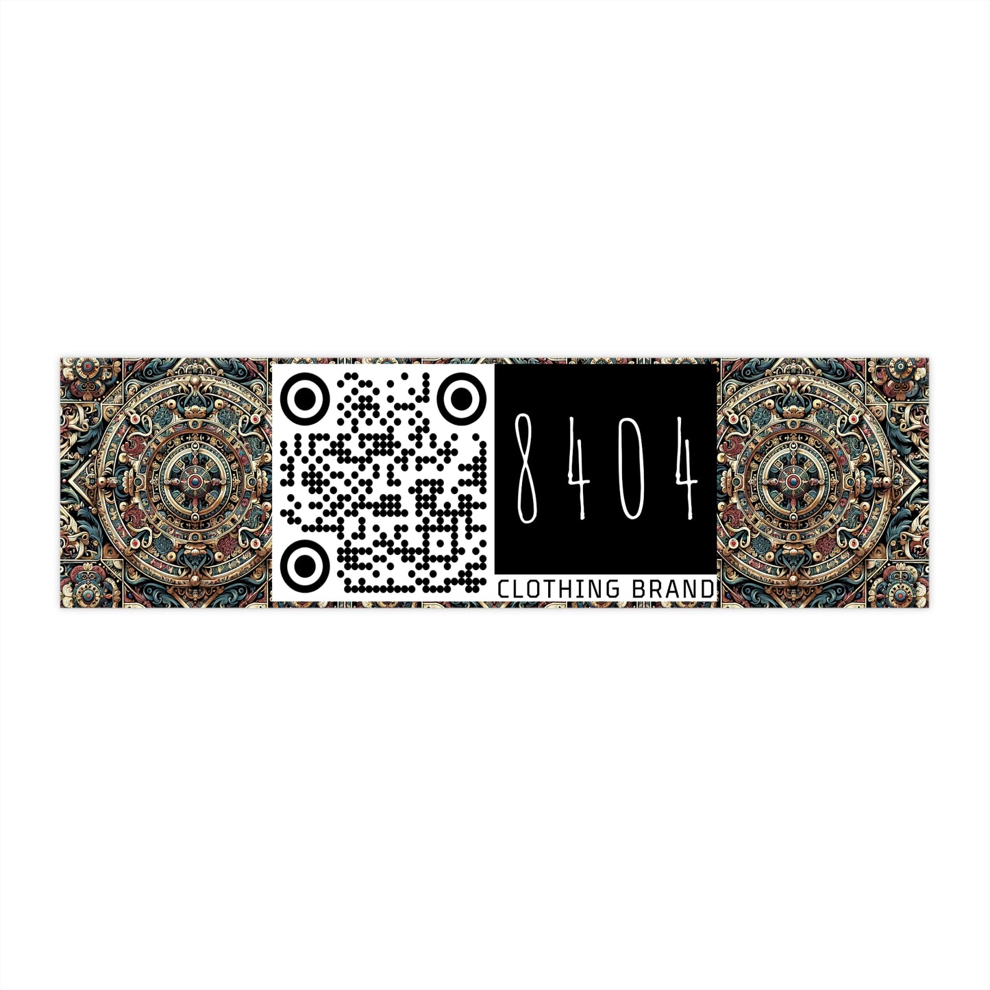 Urban Renaissance Historical Fusion With Street Edge Bumper Sticker - 8404 Design-57