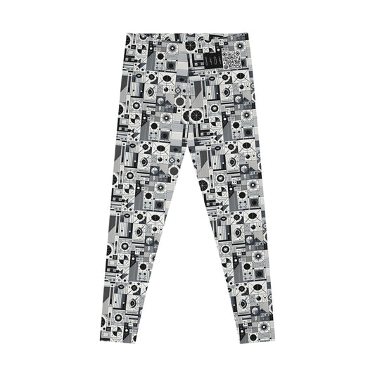 Digital Minimalism Minimalist Tech Stretch Leggings - 8404 Design-65