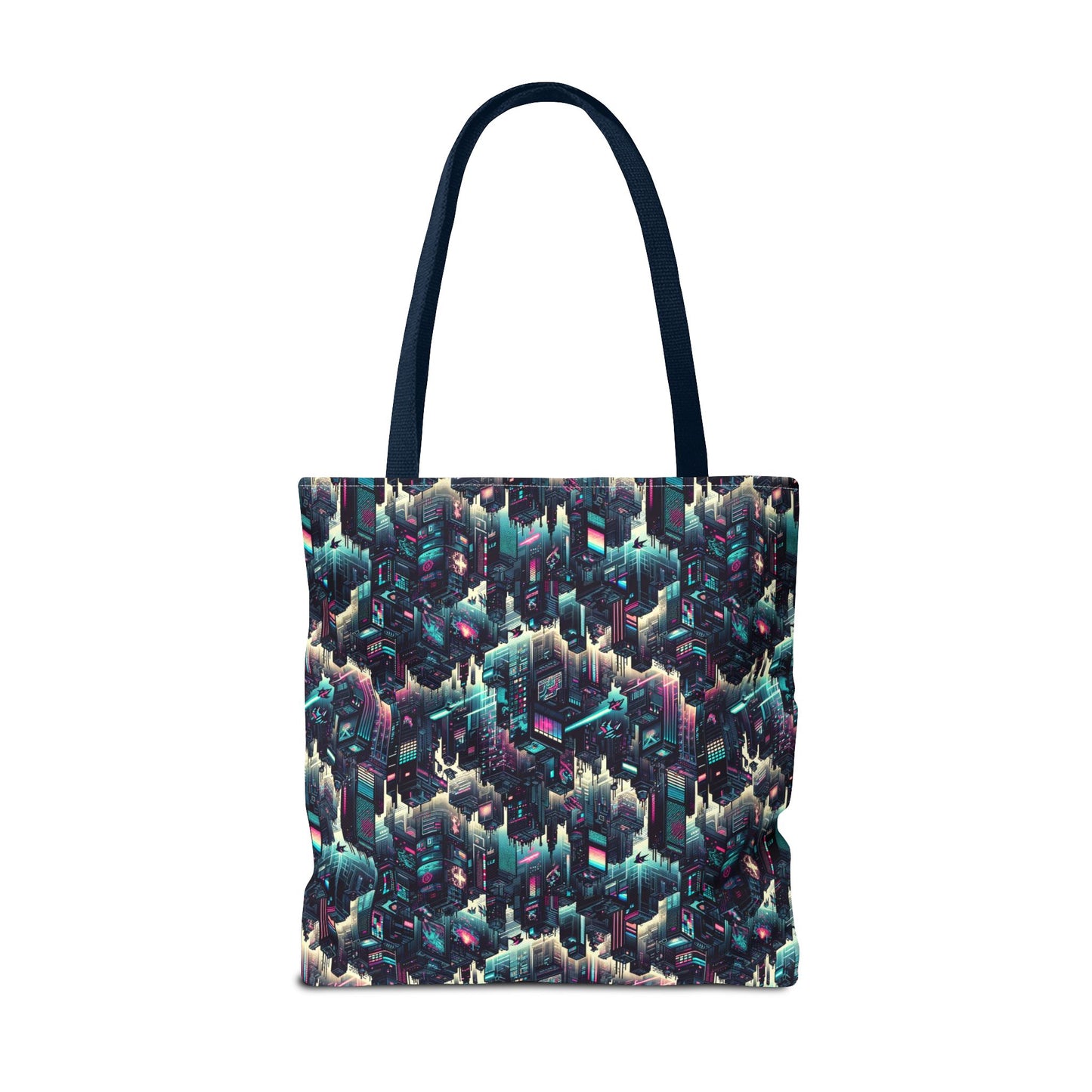 Digital Rebellion Tech-Inspired Streetwear Tote Bag - 8404 Design-51