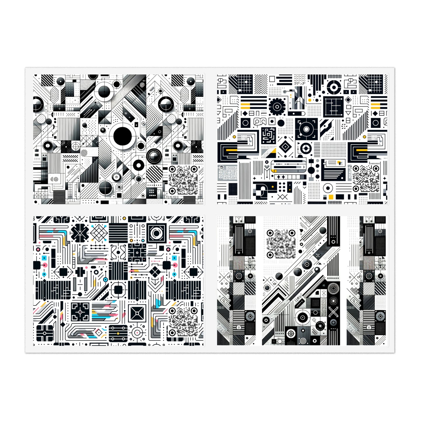 Digital Modern Minimalism Sticker Sheets - 8404 Design-88