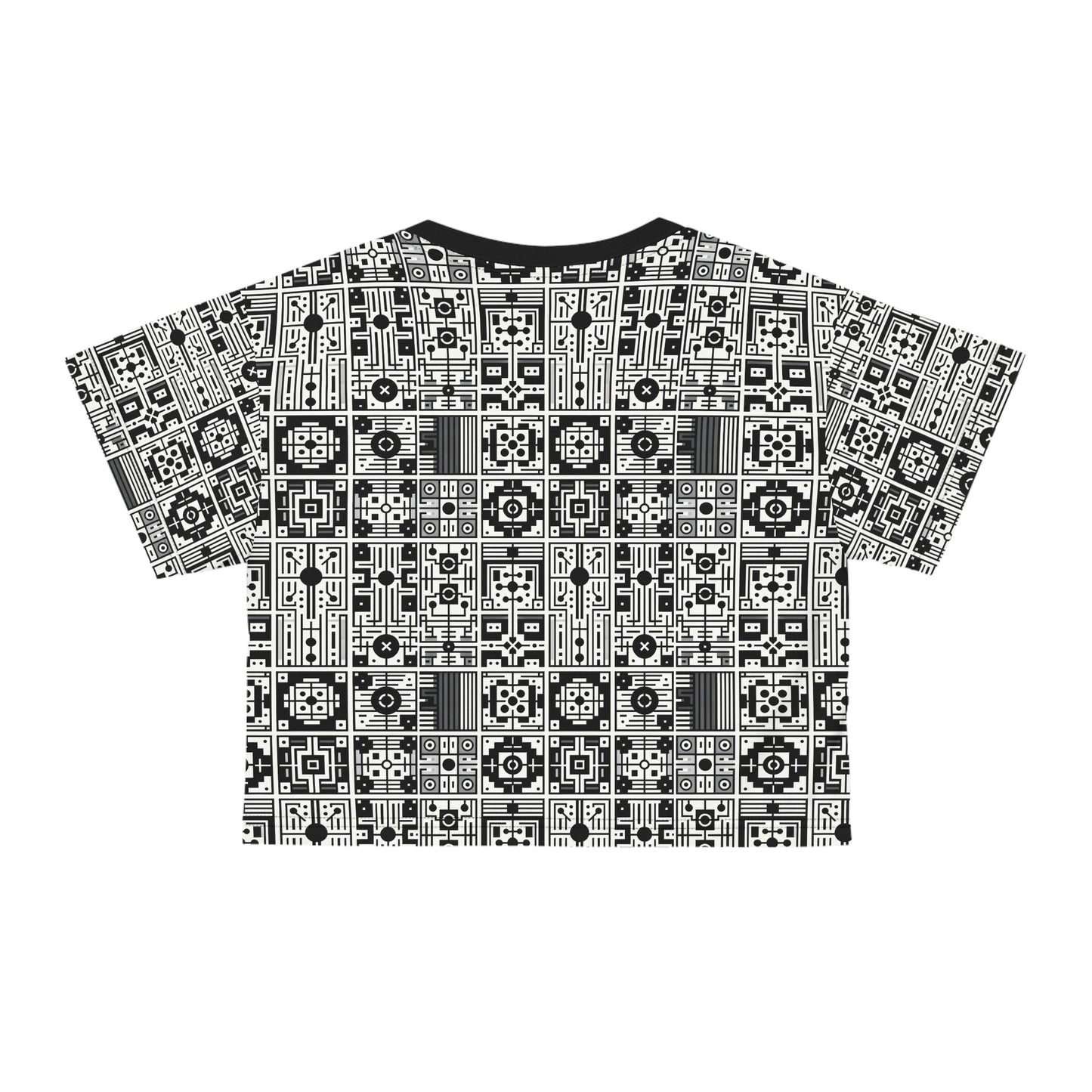Digital Minimalism Minimalist Tech Crop Tee - 8404 Design-55