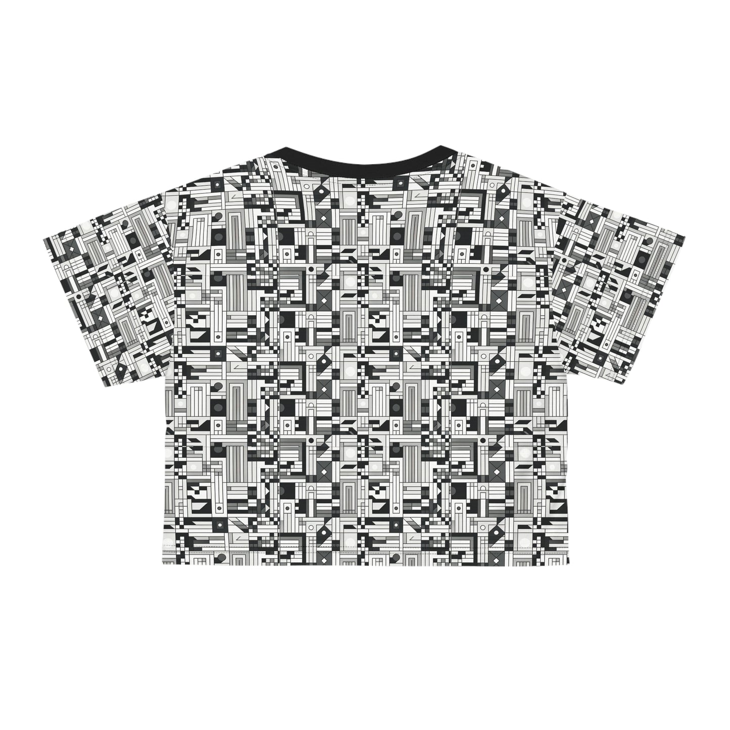 Digital Minimalism Minimalist Tech Crop Tee - 8404 Design-43