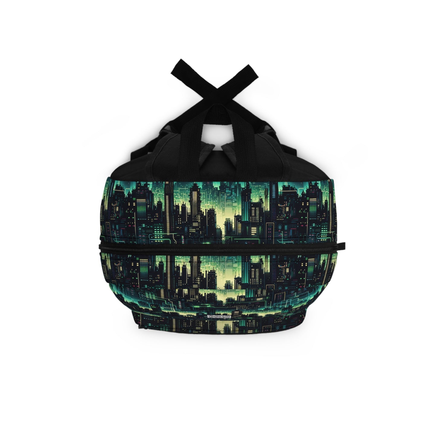Tech Noir Aesthetics Tech-Forward Urban Dystopia Backpack - 8404 Design-72