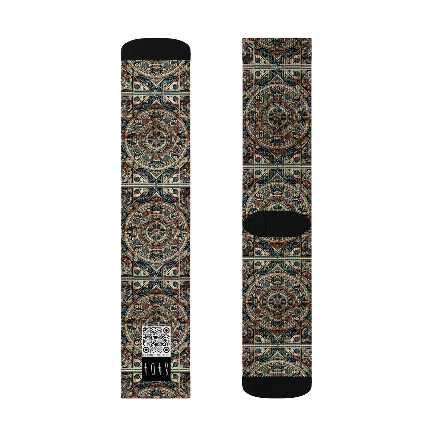 Urban Renaissance Historical Fusion With Street Edge Sublimation Socks - 8404 Design-57