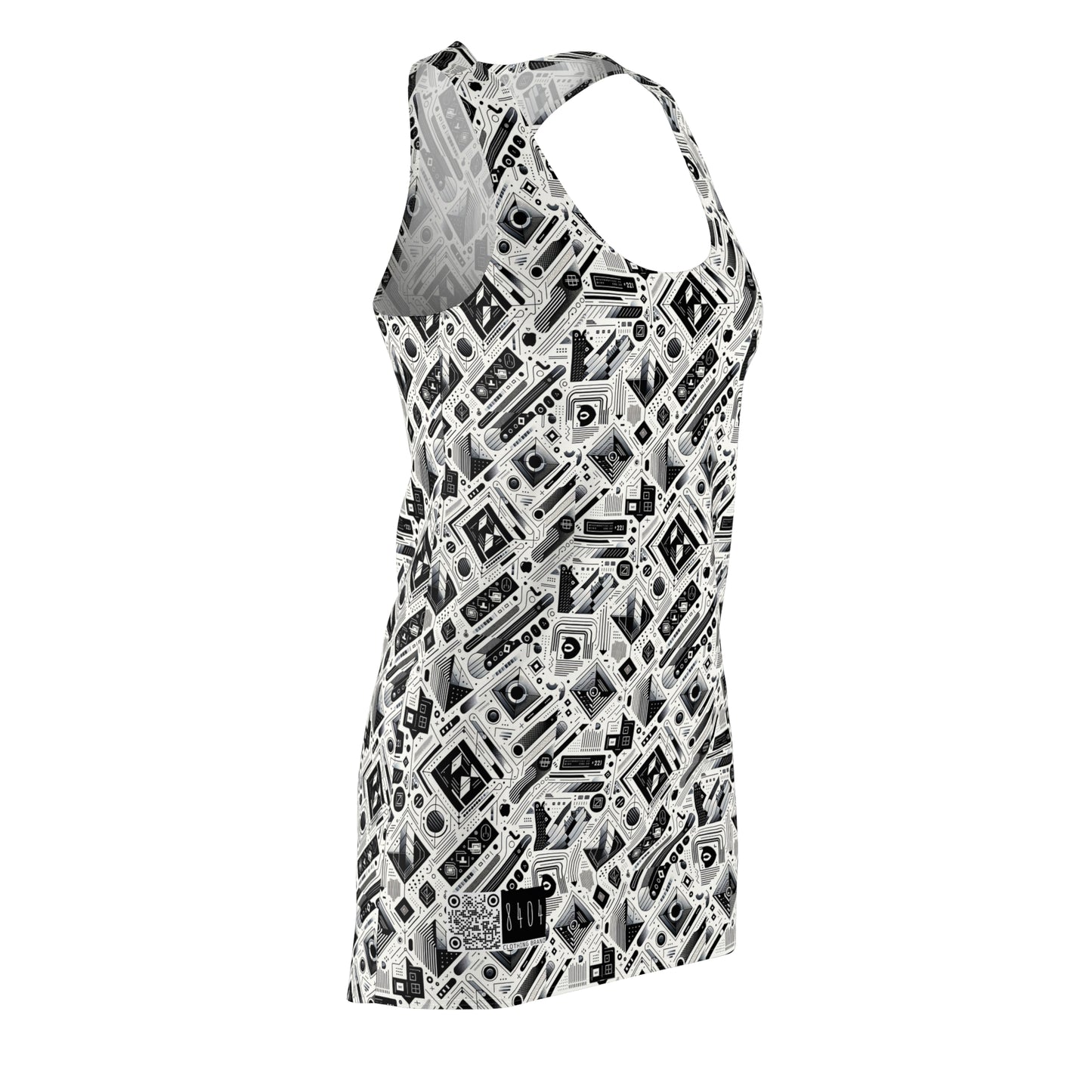 Tech Minimalism Minimalist Tech Women's Cut & Sew Racerback Dress - 8404 Design-72