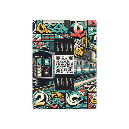 Retro Graffiti Revival Retro Urban Street Art Poker Playing Cards - 8404 Design-47 B