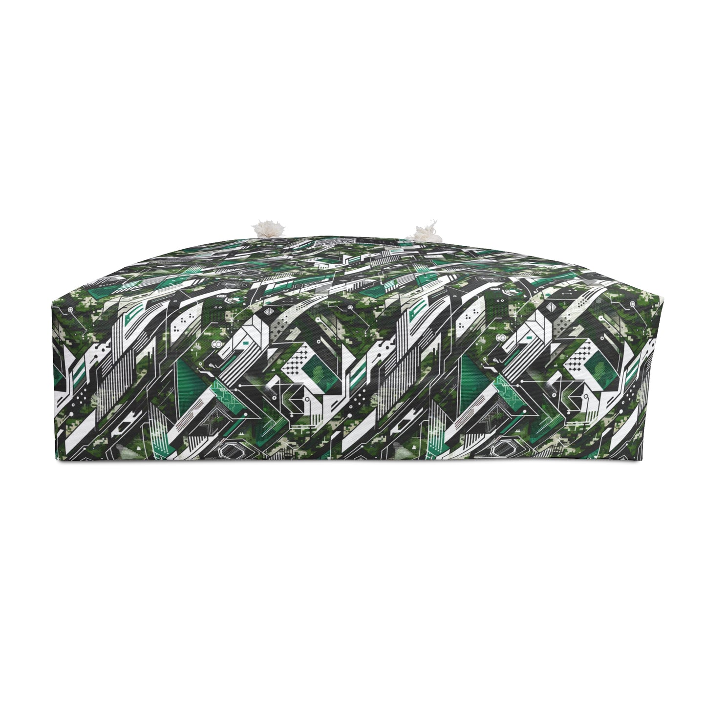 Tech Camo Fusion Tech-Forward Streetwear With a Futuristic Edge Weekender Bag - 8404 Design-63