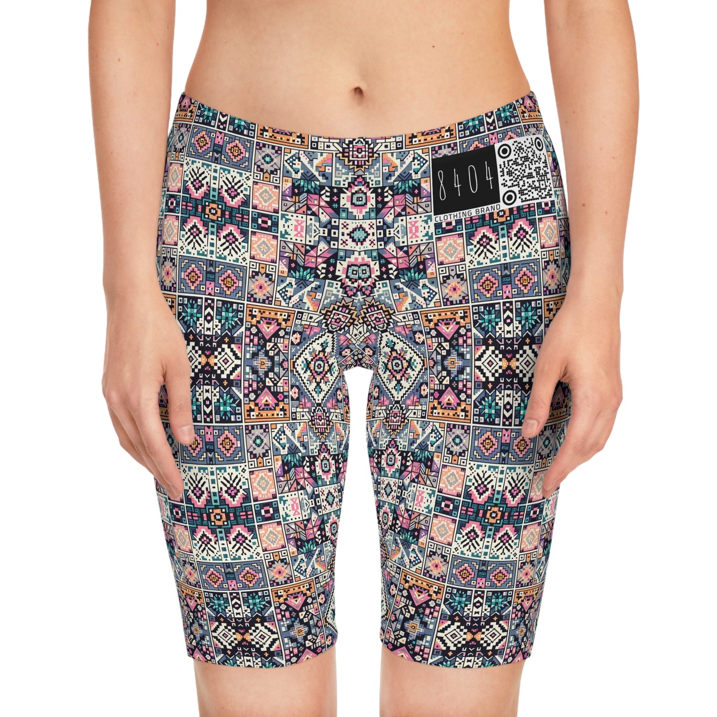 Digital Artisanal Fusion Digital Artisanal Women's Bike Shorts - 8404 Design-65