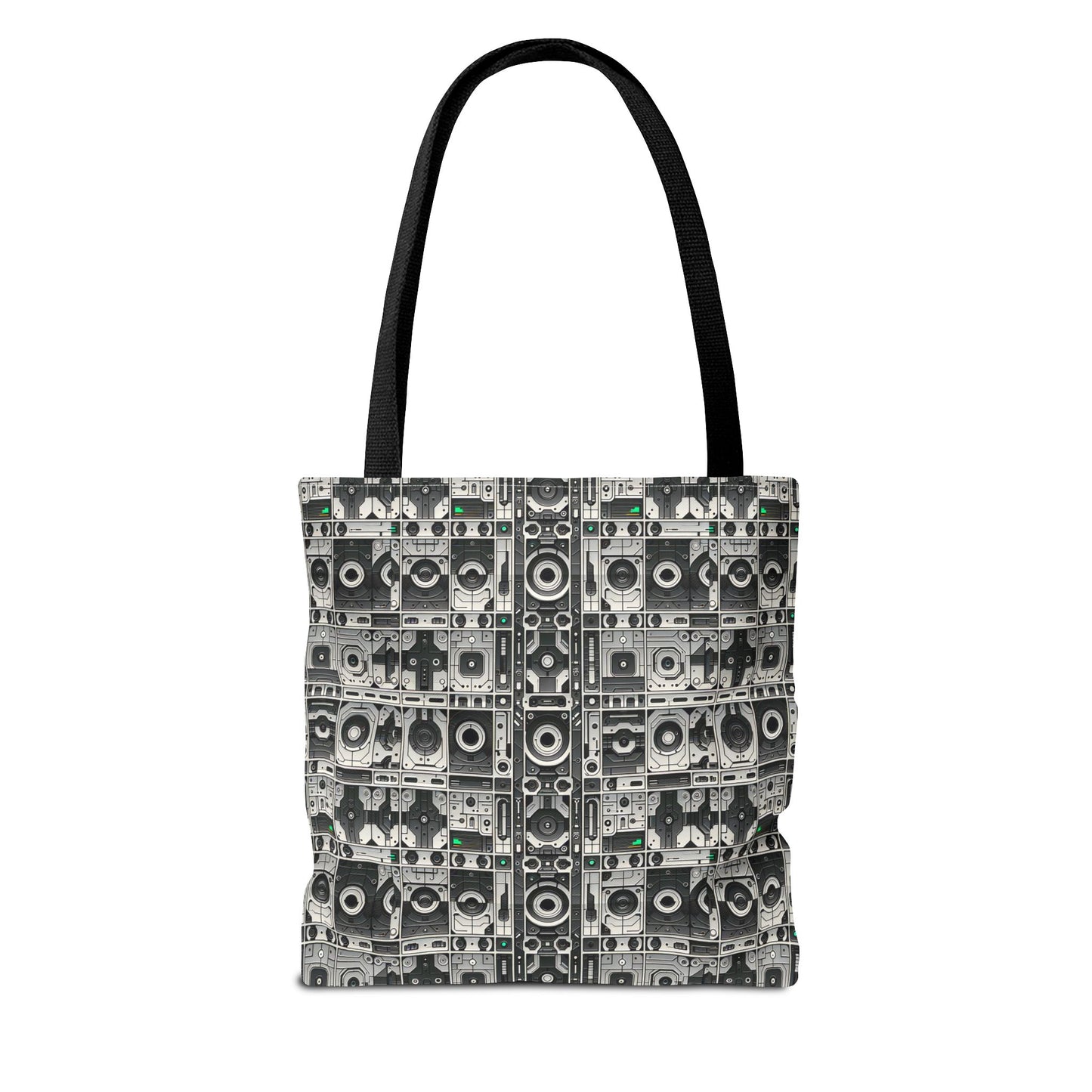 Tech Utility Aesthetics Tech-Forward Minimalism Tote Bag - 8404 Design-60