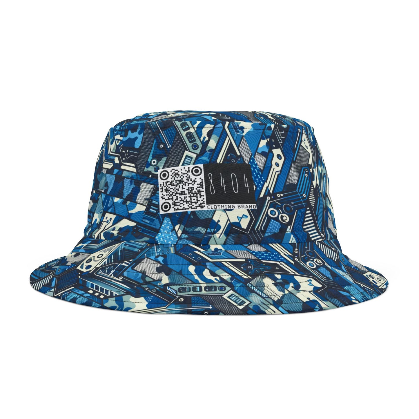 Tech Urban Camo Tech-Forward Streetwear With a Futuristic Military Edge Bucket Hat - 8404 Design-39
