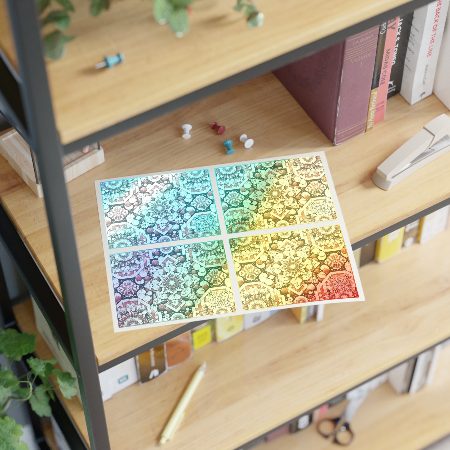 Neo Jomon Sculptural Aesthetics Artisanal Streetwear Sticker Sheets - 8404 Design-55