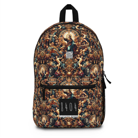 Digital Renaissance Luxurious Streetwear Inspired By Classical Art With a Modern Twist Backpack - 8404 Design-64