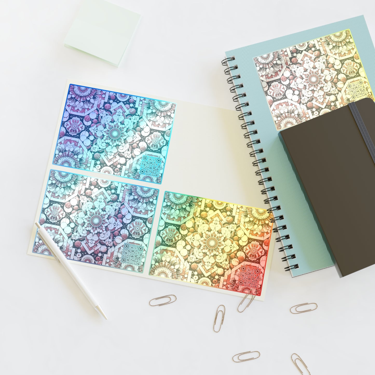 Neo Jomon Sculptural Aesthetics Artisanal Streetwear Sticker Sheets - 8404 Design-55