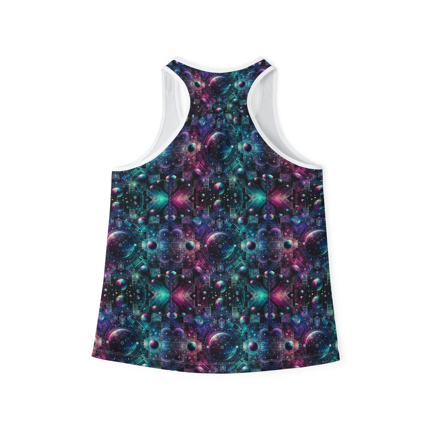 Galactic Hues Tech-Forward Cosmic Fusion Women's Tank Top - 8404 Design-59