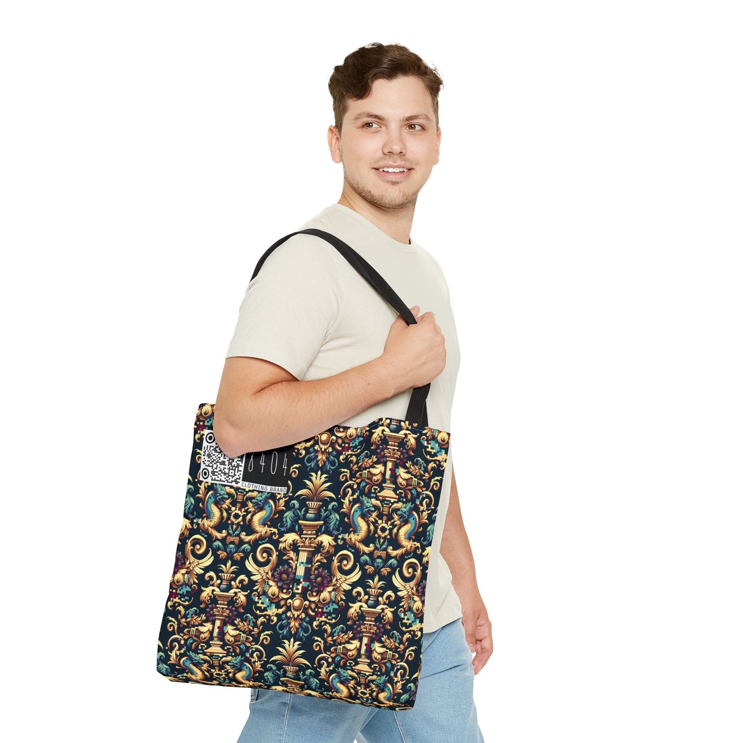 Digital Renaissance Modern Baroque Fusion Tote Bag - 8404 Design-57