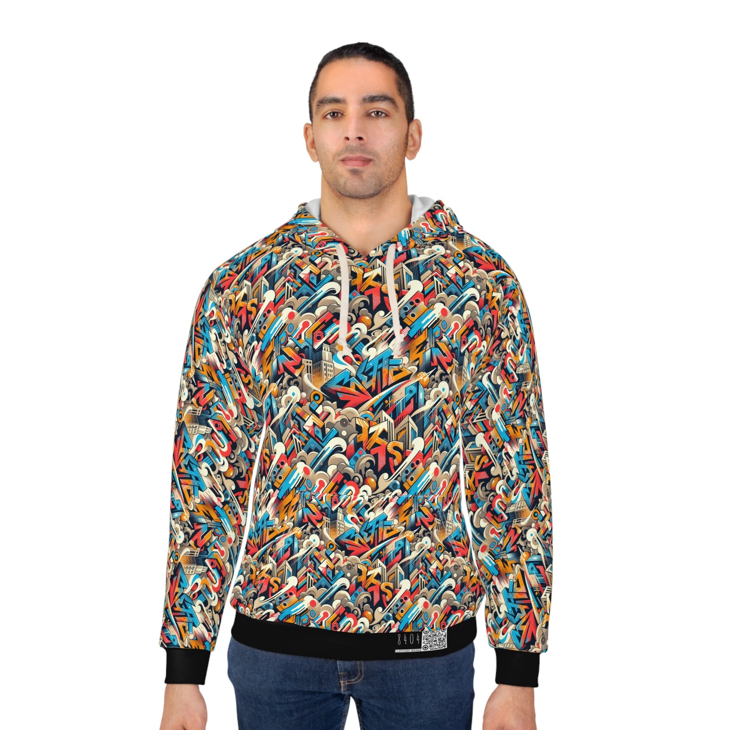 Neo-Traditional Street Art Modern Street Art Fusion Pullover Hoodie - 8404 Design-44