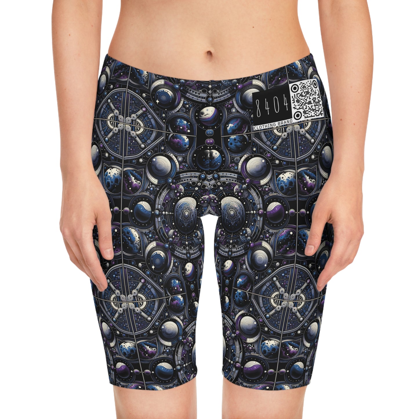 Tech Astronaut Tech-Forward Streetwear Meets Space Exploration Women's Bike Shorts - 8404 Design-46