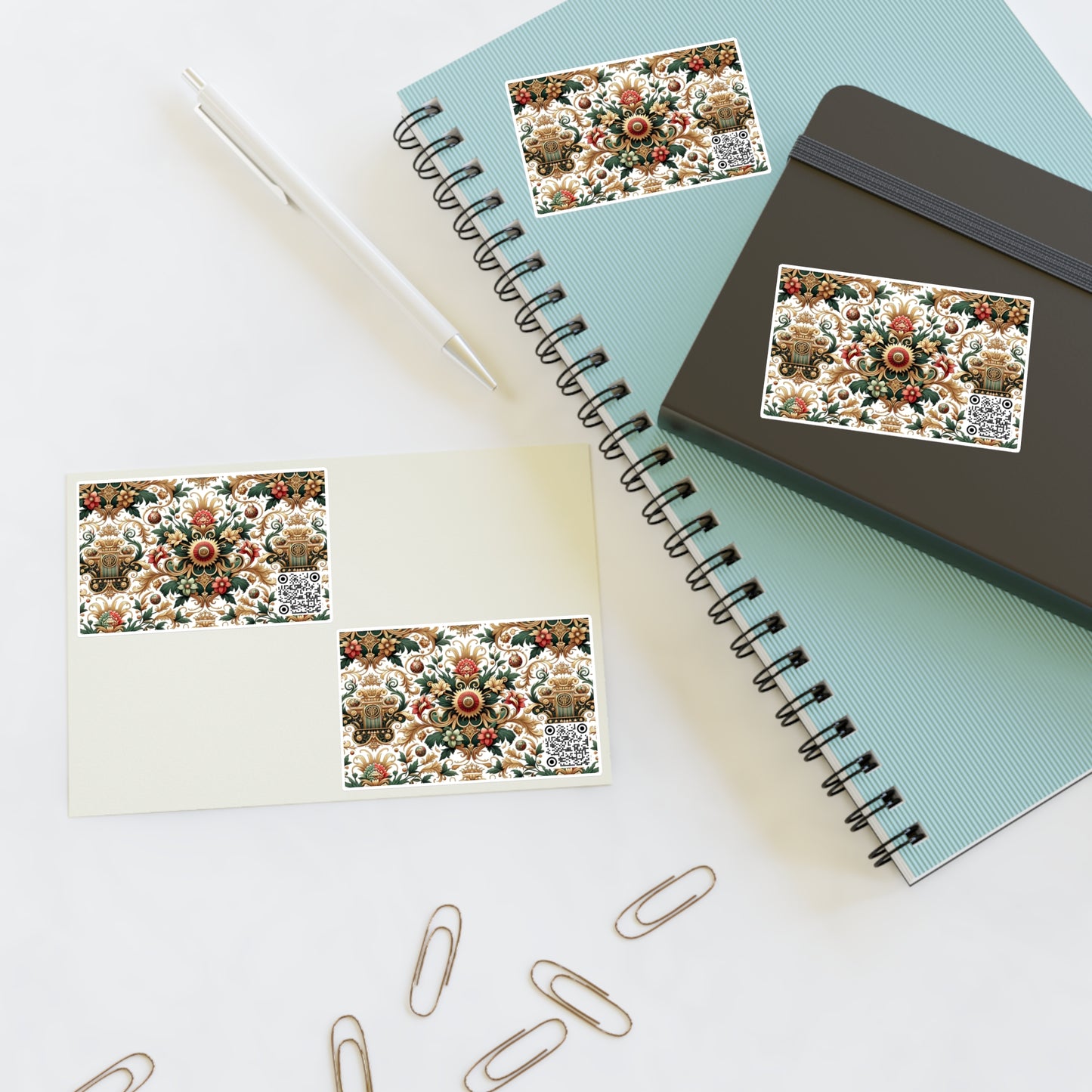 Monogram Madness Luxurious Streetwear Sticker Sheets - 8404 Design-68