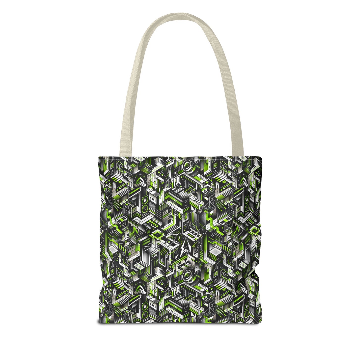 Graffiti Tech Fusion Bold Streetwear Fusion Tote Bag - 8404 Design-53