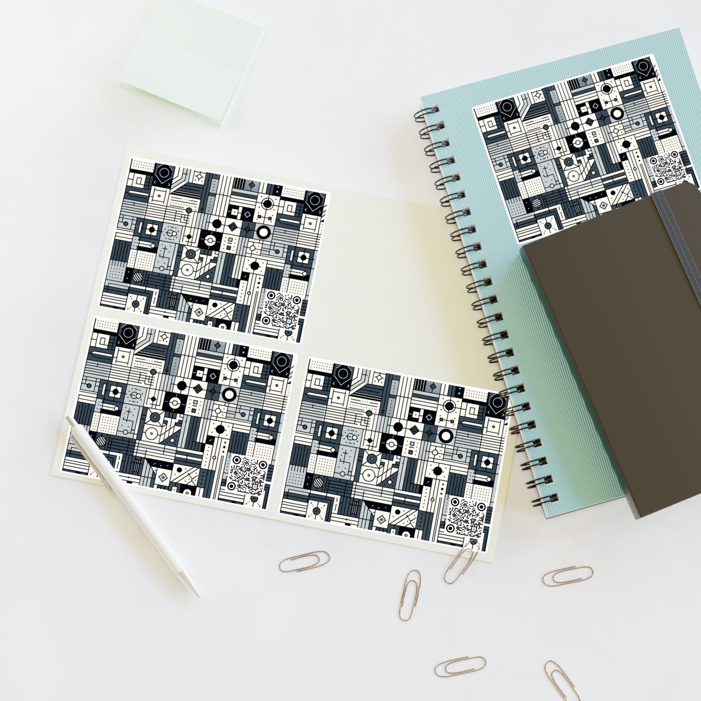 Digital Minimalism Minimalist Tech Sticker Sheets - 8404 Design-49